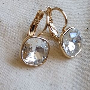 Earrings Clear Glass